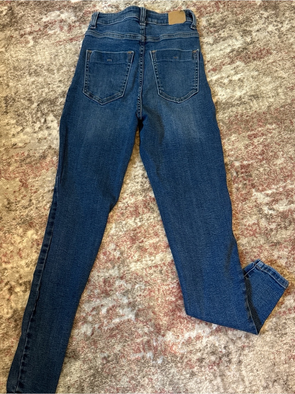 Zara Dark Blue Women's High-Rise Skinny jeans